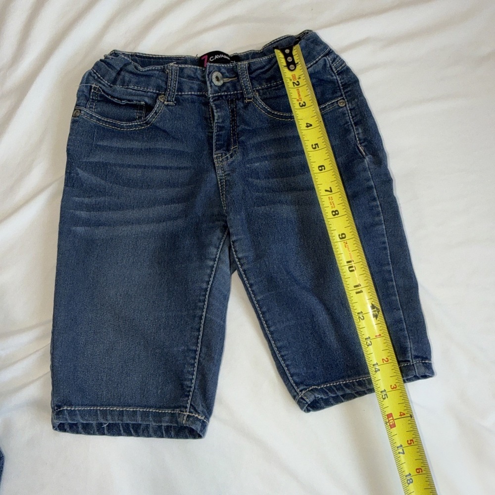 Vintage Mudd Capris Size Junior Girls Medium Y2K 90S Z. Cavaricci Jorts - Picture 7 of 9